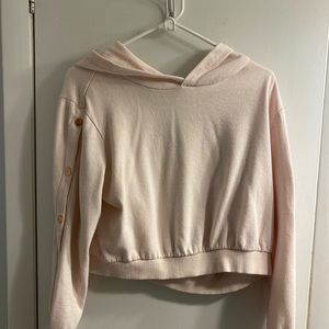 Pink cute pullover hoodie